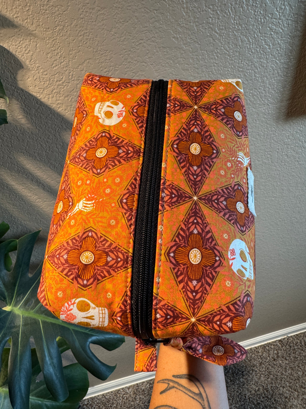 More Than Bones Boxy Makeup Bag